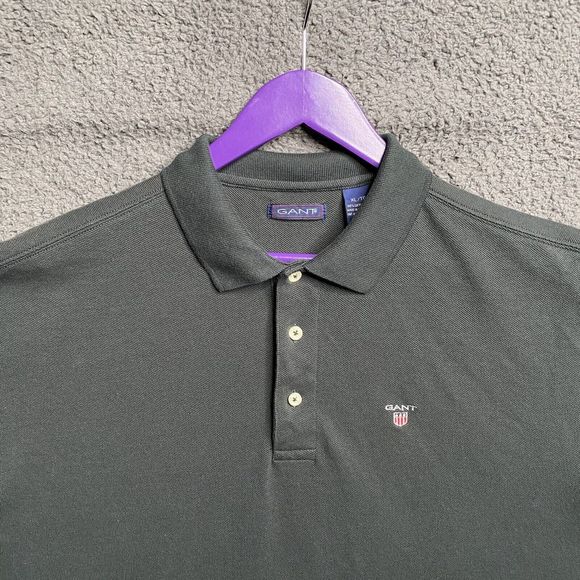 Men’s GANT Vintage Forest Green Polo Size XL Embroidered Logo - Picture 16 of 16
